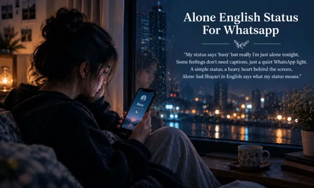 Alone English Status For Whatsapp