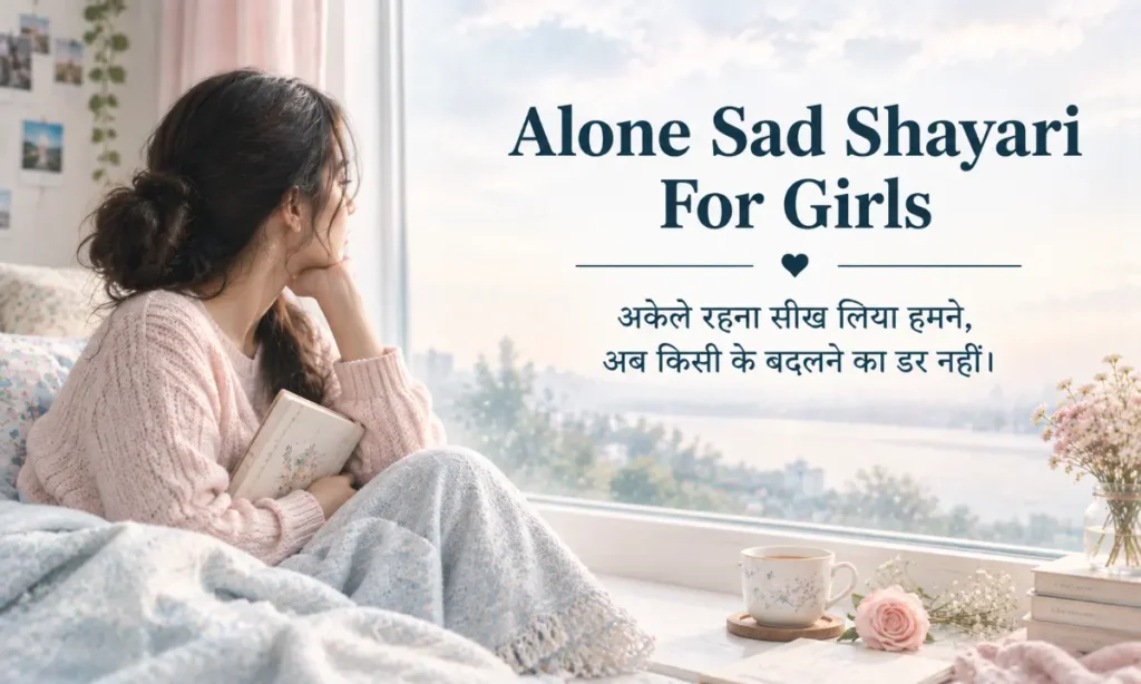 Alone Sad Shayari For Girls