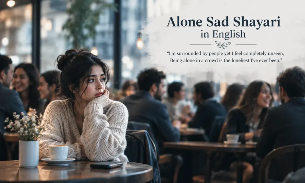 Alone Sad Shayari in English