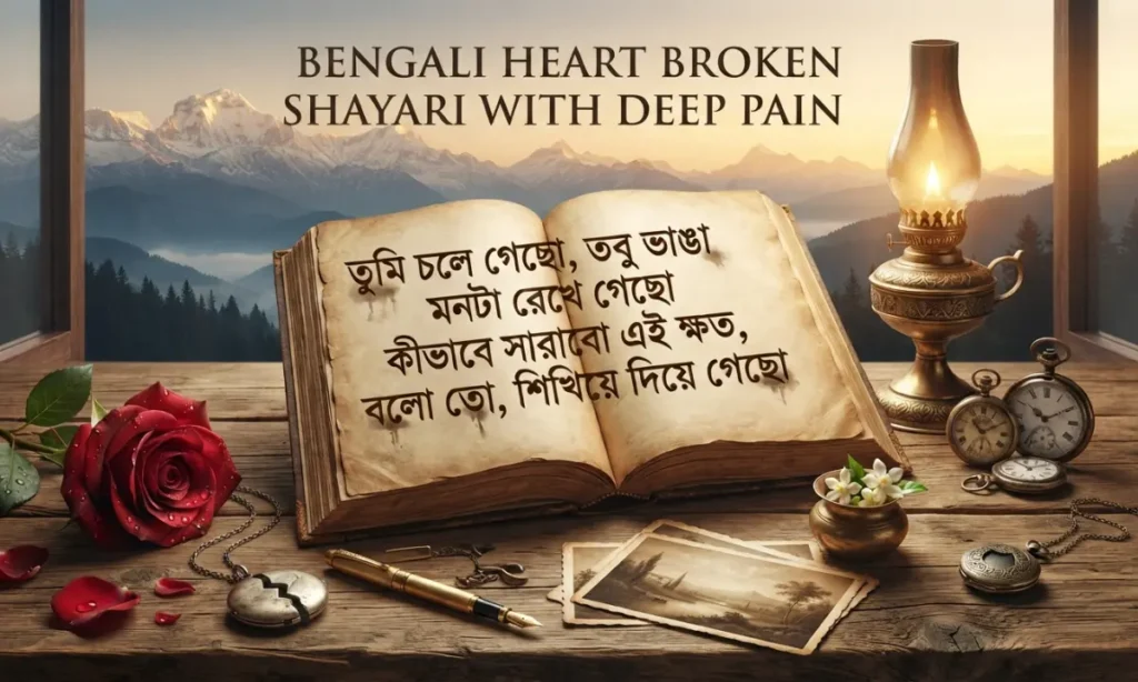 Bengali Heart Broken Shayari With Deep Pain