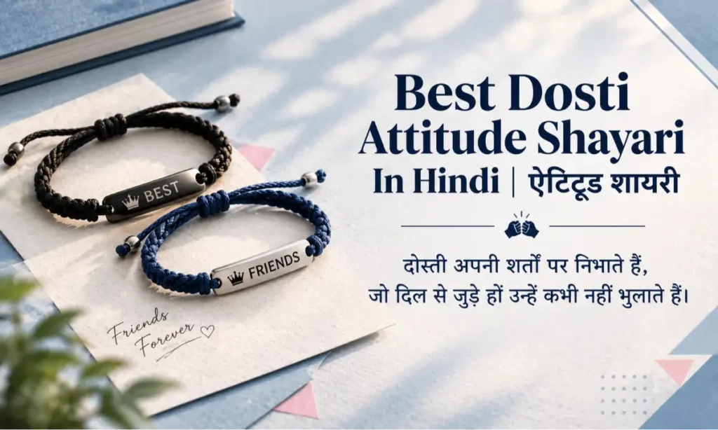 Best Dosti Attitude Shayari In Hindi