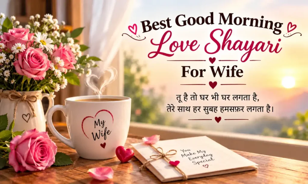 Best Good Morning Love Shayari For Wife