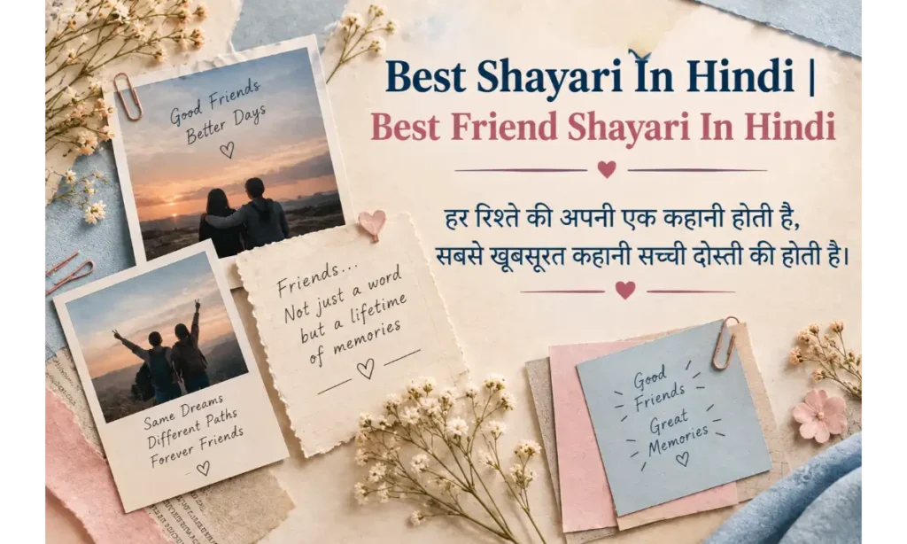 Best Shayari In Hindi | Best Friend Shayari In Hindi