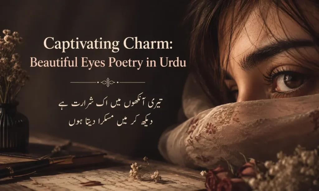 Captivating Charm Beautiful Eyes Poetry in Urdu