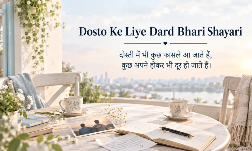 Dosto Ke Liye Dard Bhari Shayari