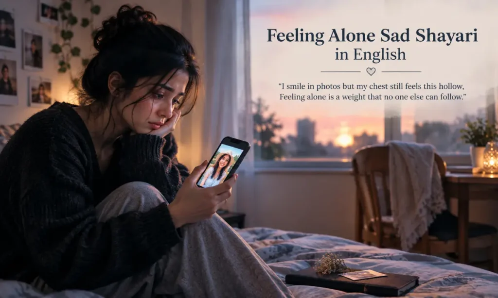 Feeling Alone Sad Shayari in English