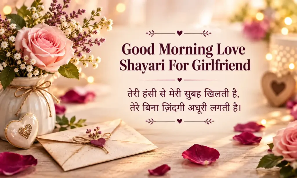Good Morning Love Shayari For Girlfriend