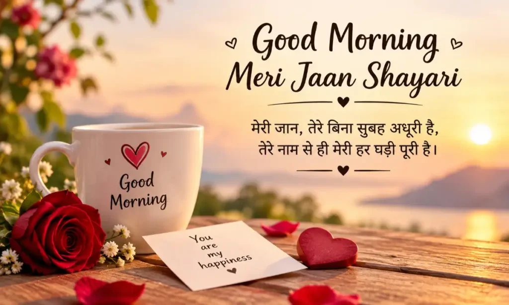 Good Morning Meri Jaan Shayari