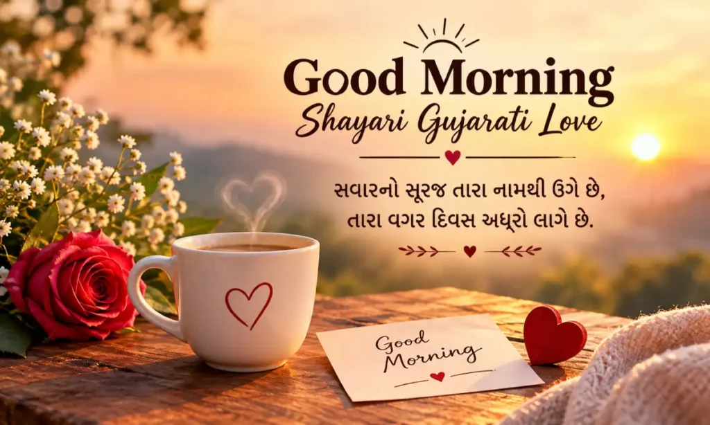 Good Morning Shayari Gujarati Love