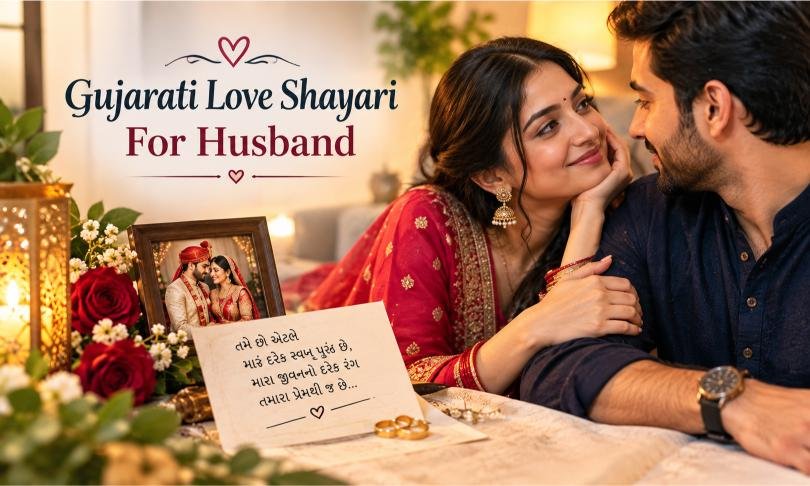 Gujarati Love Shayari For Husband