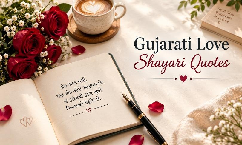 Gujarati Love Shayari Quotes
