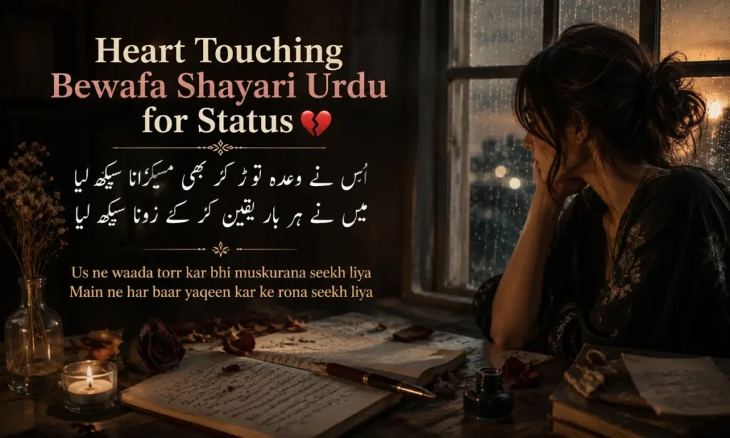 Heart Touching Bewafa Shayari Urdu for Status