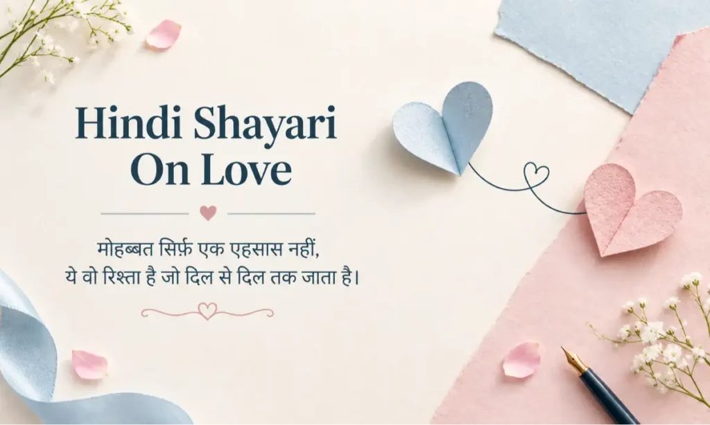 Hindi Shayari On Love