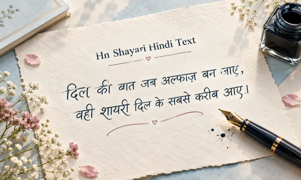 Hn Shayari Hindi Text