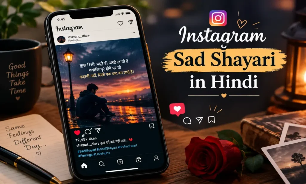 Instagram Sad Shayari in Hindi