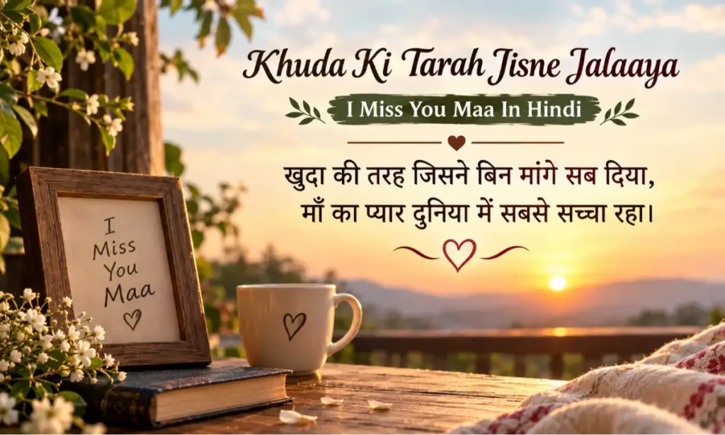 Khuda Ki Tarah Jisne Jalaaya | I Miss You Maa In Hindi (खुदा की तरह जिसने जलाया)