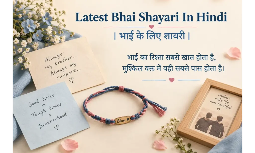 Latest Bhai Shayari In Hindi