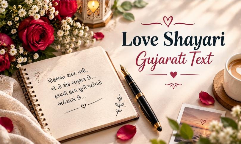 Love Shayari Gujarati Text