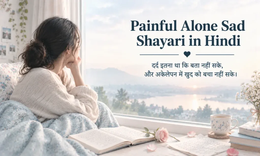 Painful Alone Sad Shayari in Hindi