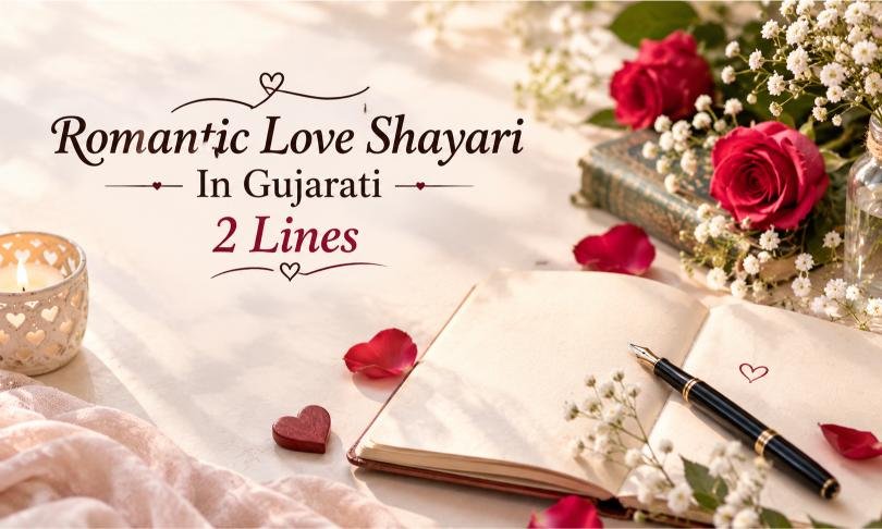 Romantic Love Shayari In Gujarati 2 Lines