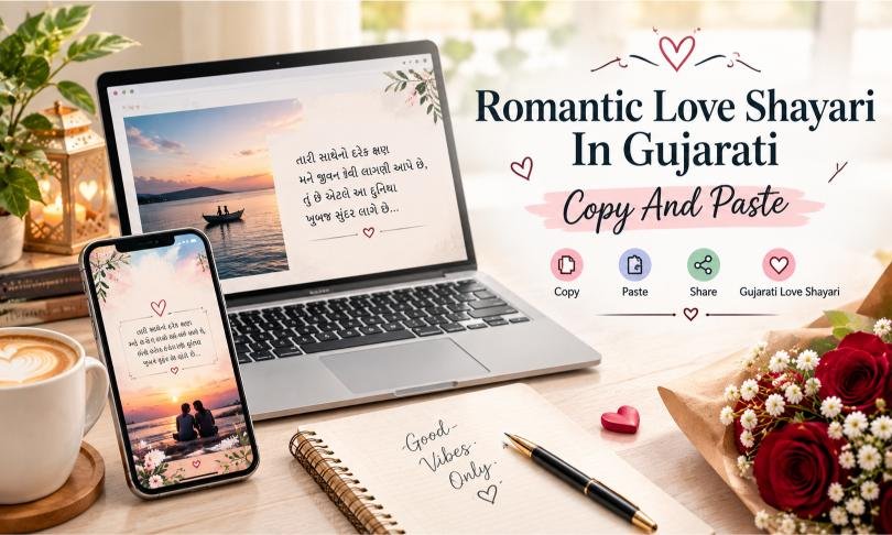 Romantic Love Shayari In Gujarati Copy And Paste