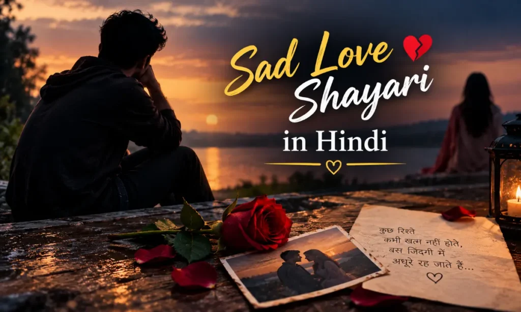 Sad Love Shayari in Hindi