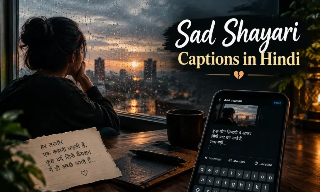 Sad Shayari Captions in Hindi