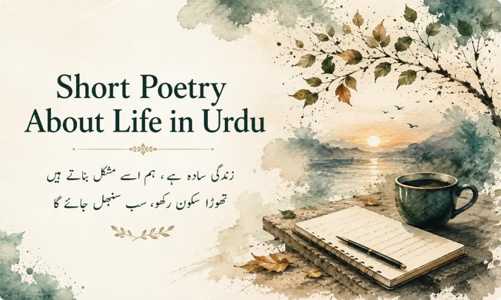 Short Poetry About Life in Urdu
