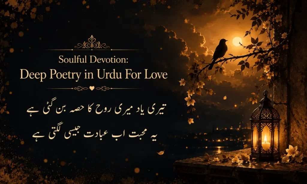 Soulful Devotion Deep Poetry in Urdu For Love