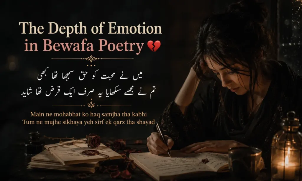 The Depth of Emotion in Bewafa Poetry