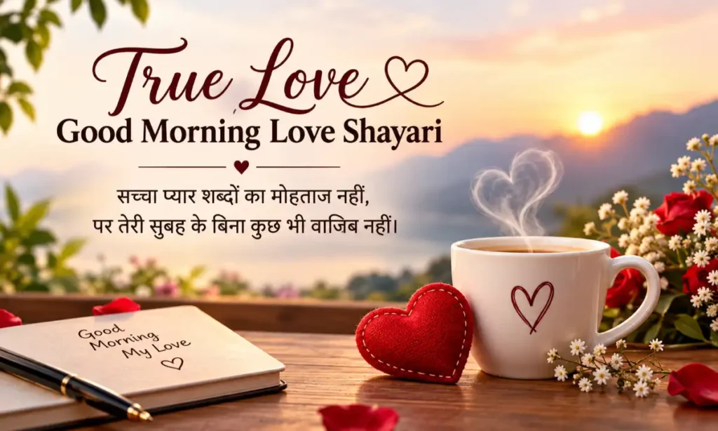 True Love Good Morning Love Shayari