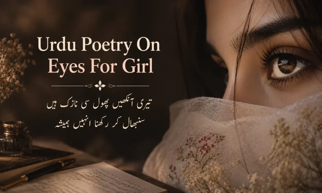 Urdu Poetry On Eyes For Girl