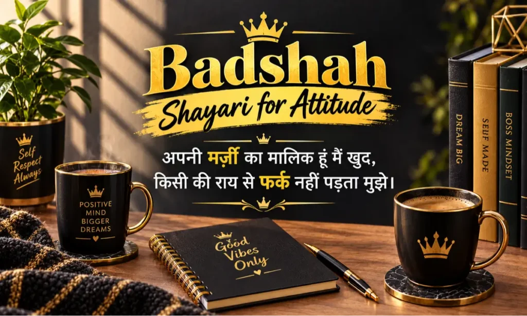 badshah shayari for attitude