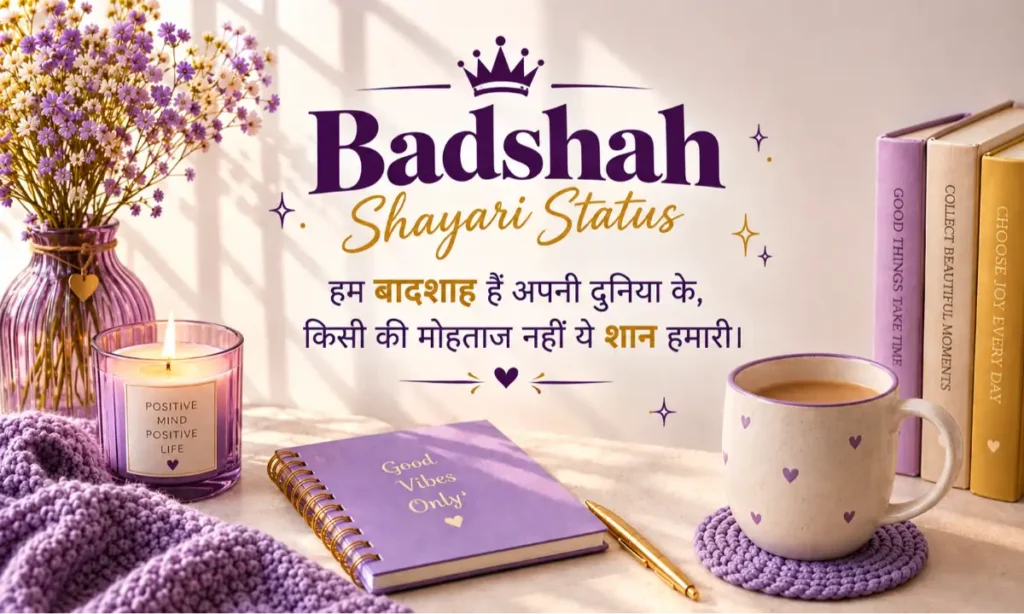 badshah shayari status