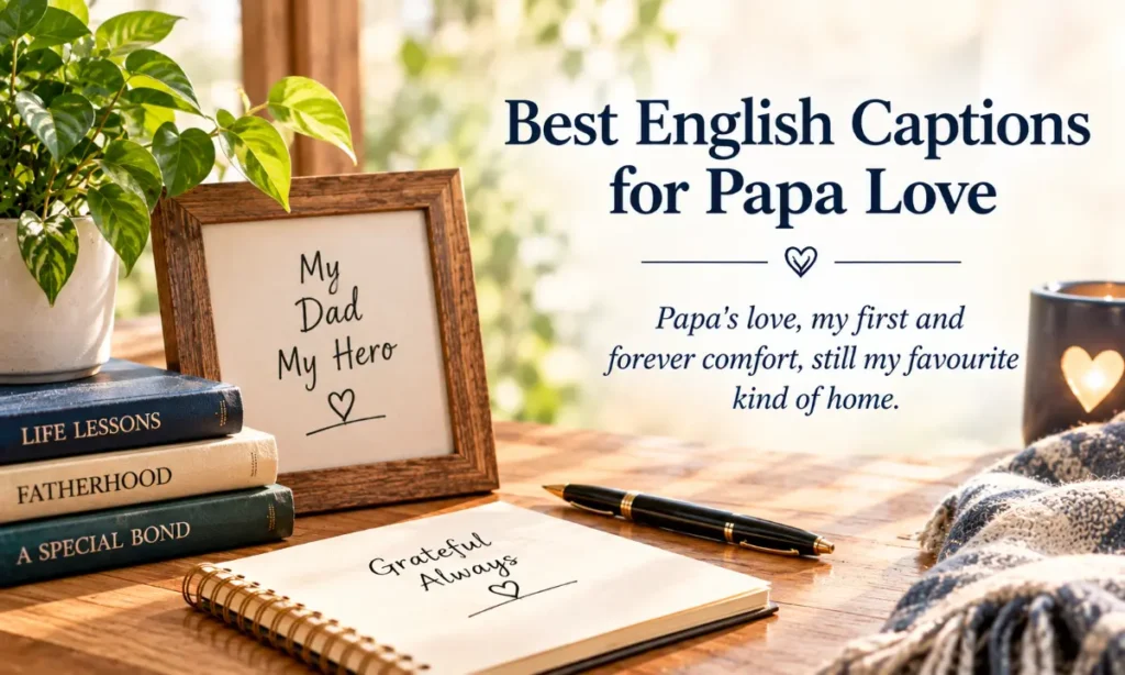 best english captions for papa love