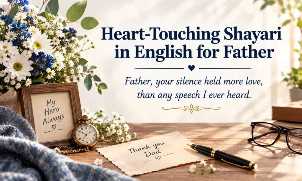 heart touching in english for father