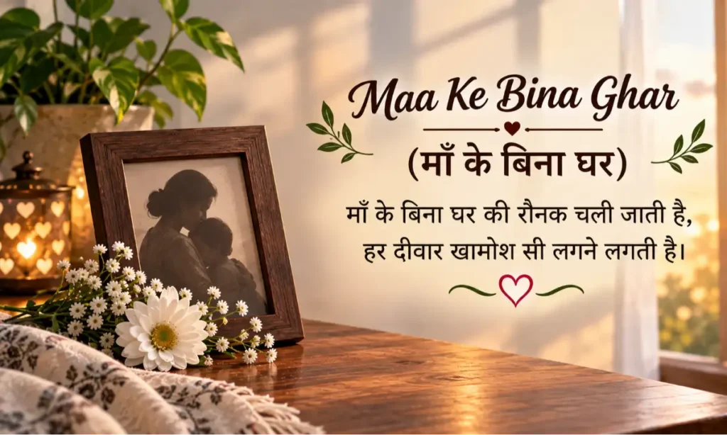 maa ke bina ghar