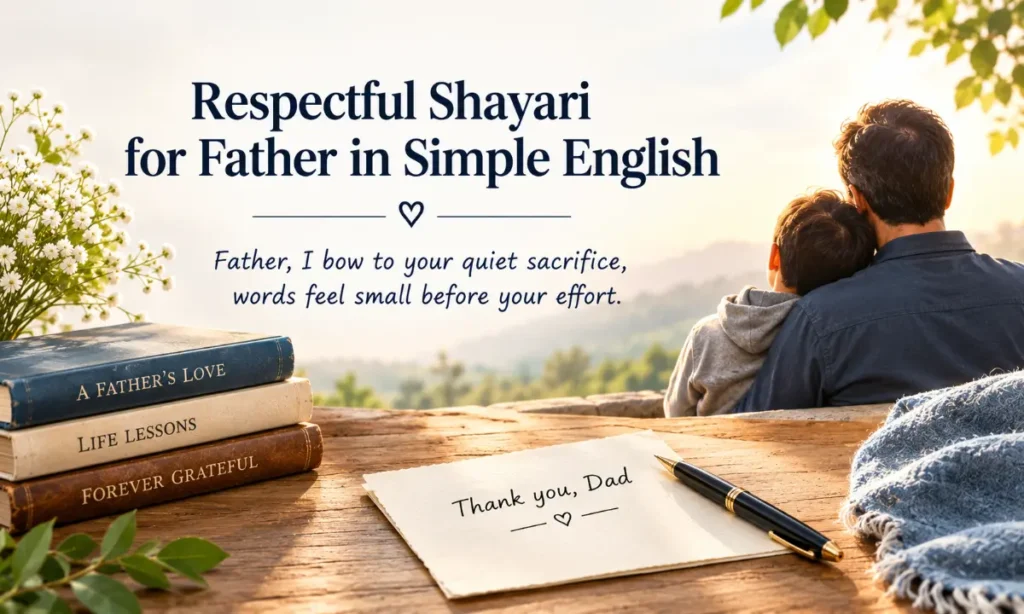 respected shayari for father