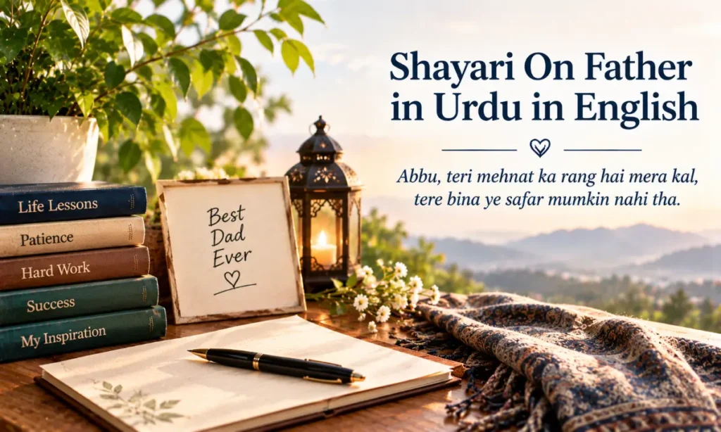 shayari on father in urdu in english