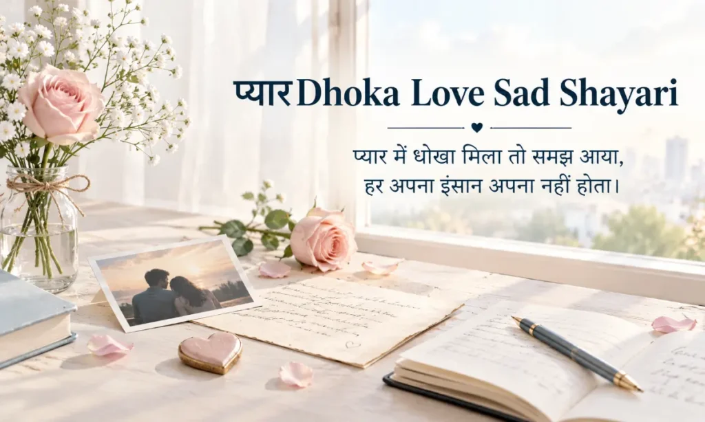 प्यारDhoka Love Sad Shayari