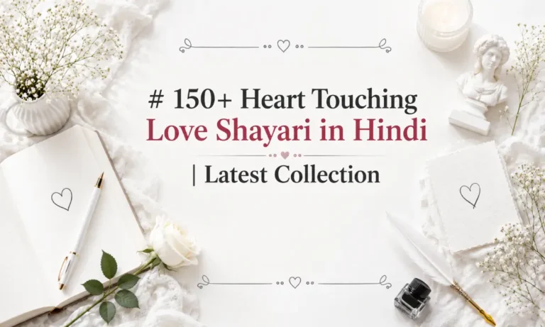 150+ Heart Touching Love Shayari in Hindi | Latest Collection