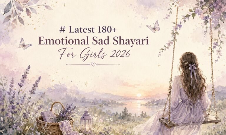 180+ Emotional Sad Shayari For Girls 2026
