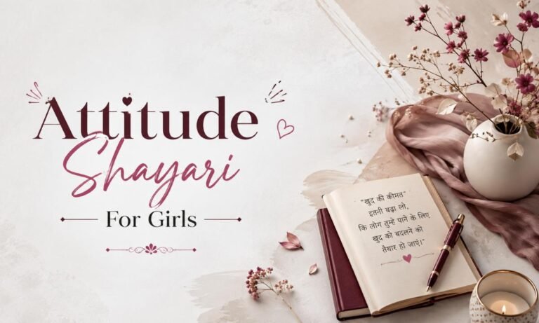 Attitude Shayari For Girls in Hindi