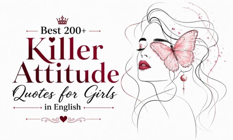 Best 200+ Killer Attitude Quotes for Girls in English