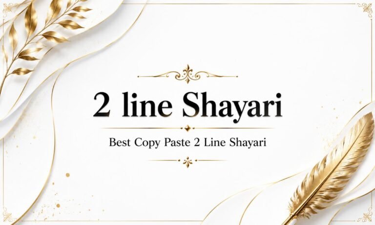 Best Copy Paste 2 Line Shayari