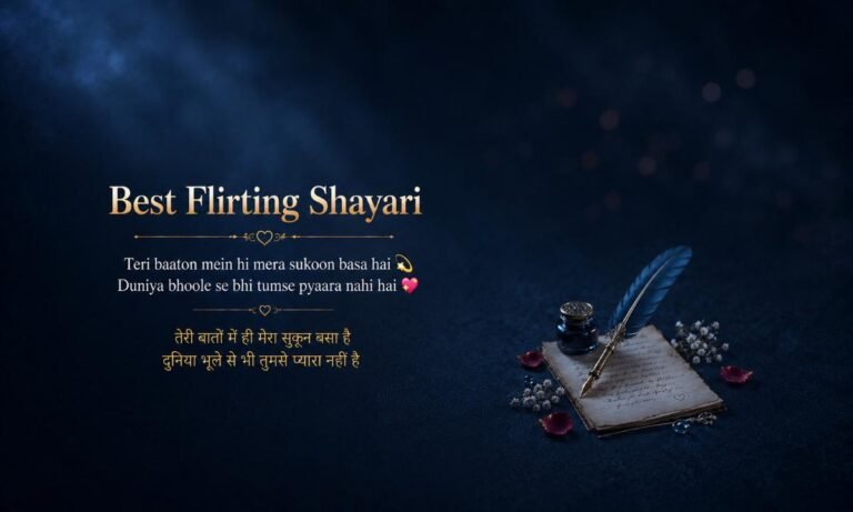 Best Flirting Shayari