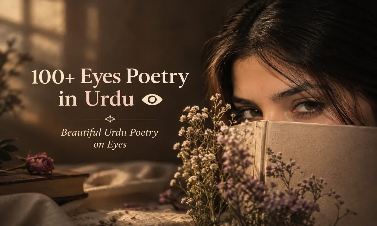 100+ Eyes Poetry in Urdu 👁️ | Beautiful Urdu Poetry on Eyes