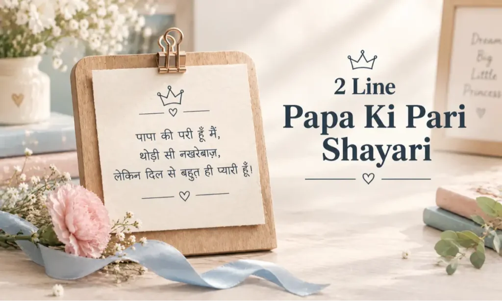 2 Line Papa Ki Pari Shayari