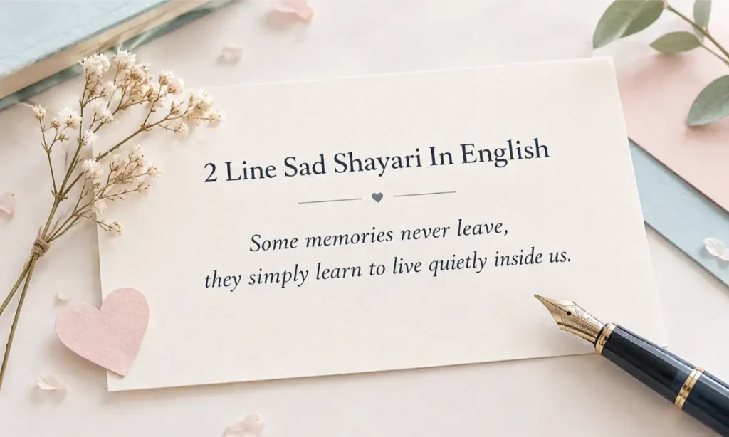 2 Line Sad Shayari In English