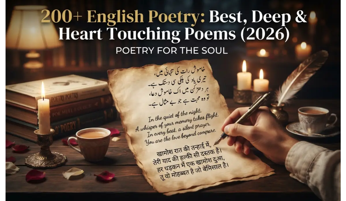 200+ English Poetry Best Deep & Heart Touching Poems (2026)